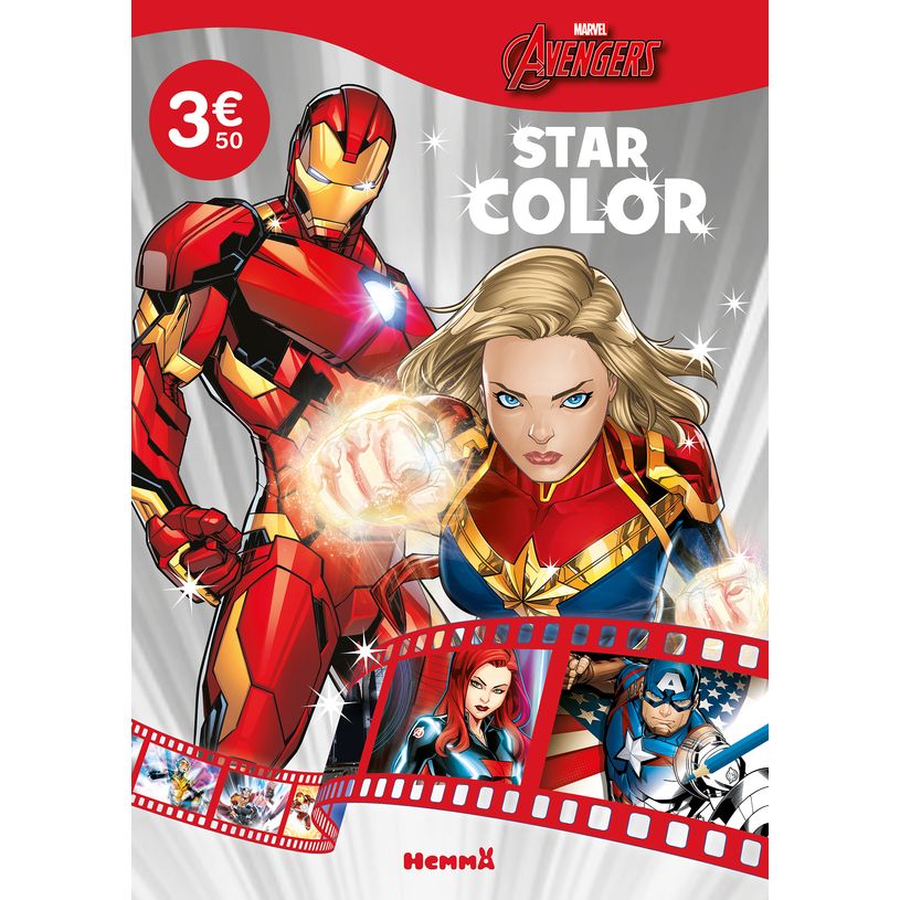 9782508055492-Marvel Avengers Star Color : Iron Man et Captain Marvel-P_405147184_1-0