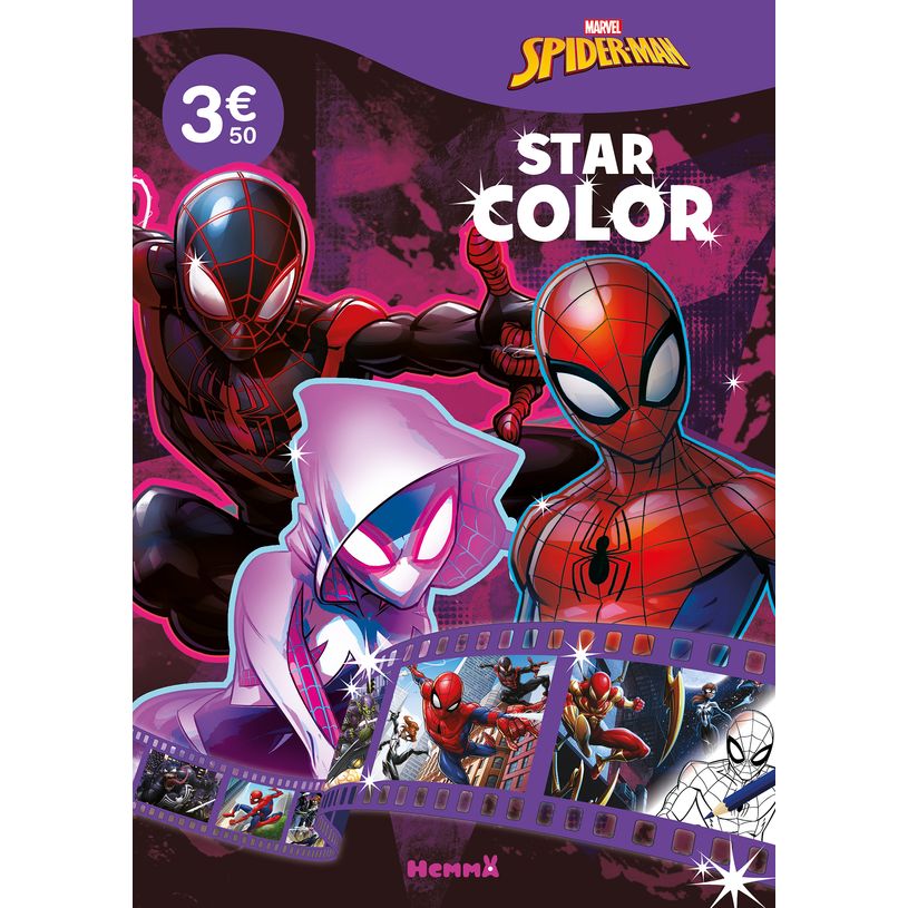 9782508055508-Marvel Spider Man Star Color : Miles, Gwen, Peter-P_405147185_1-0