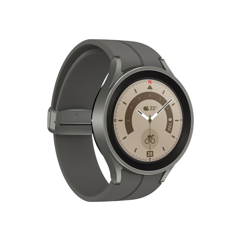 8806094512410-Samsung Galaxy Watch5 Pro - montre connectée - 45mm - 16 Go - gris titane-P_405147827_5-3