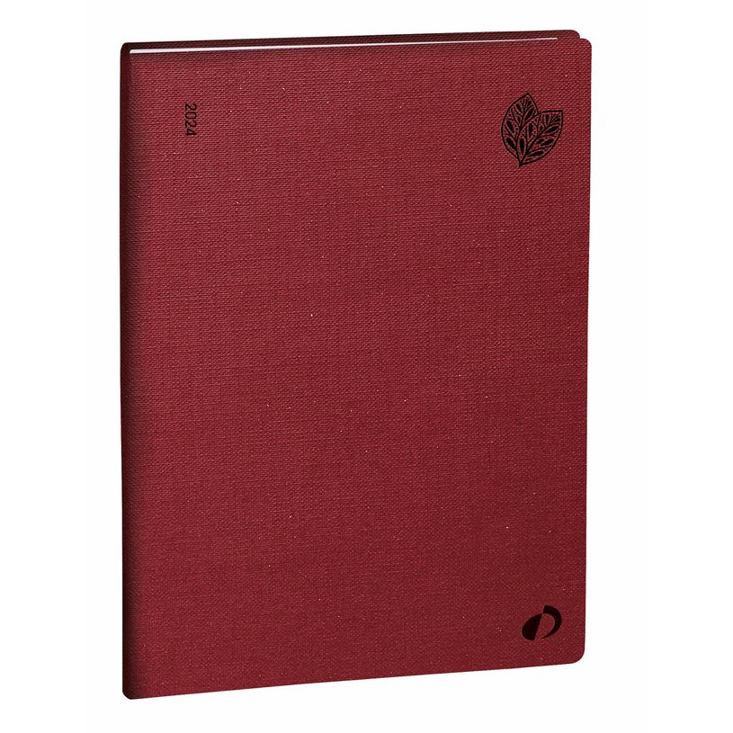 3371010500390-Agenda Diana recyclé - 1 semaine sur 2 pages - 16 x 24 cm - bordeaux - Quo Vadis-P_405148542_3-0