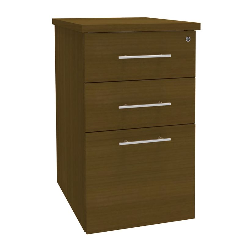 3253310442146-Caisson bout de bureau EXPRIM/LOFTER - L47 x P60 cm - imitation noyer-P_405152132_1-0