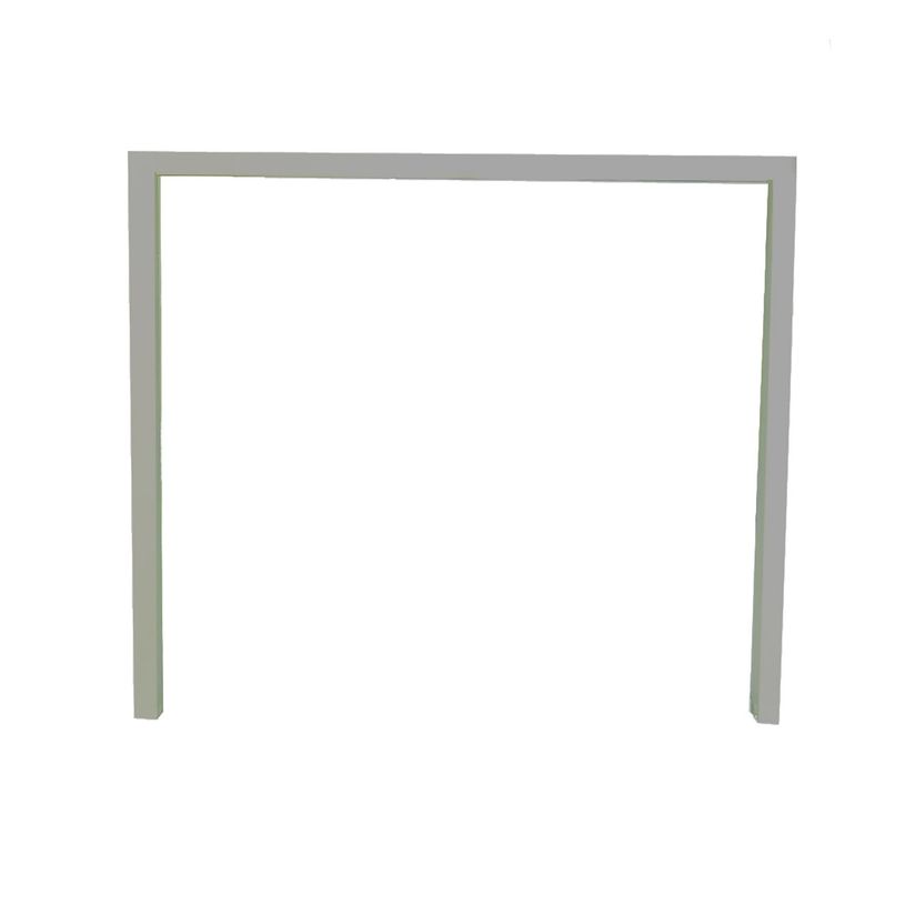 3253310371439-Bureau simple IRIS - L140 cm - Pieds aluminium - plateau imitation noyer-P_405152207_2-1