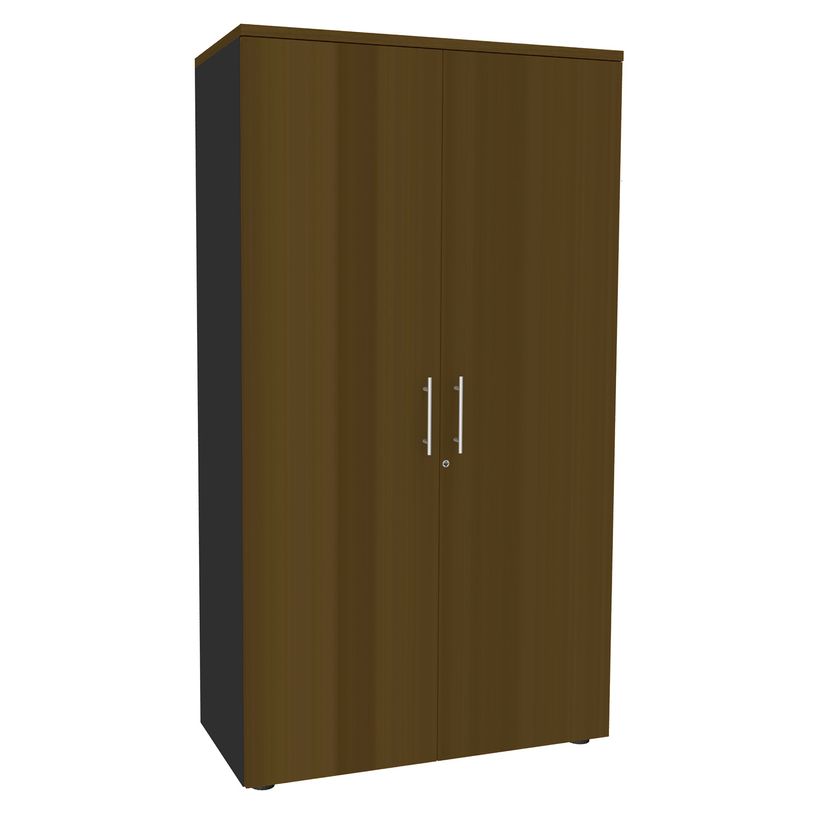3253310333437-Armoire haute IDRA/DUAL - H180 x L80 x P47 - 2 portes - Corps anthacite - Portes et dessus-P_405152522_1-0