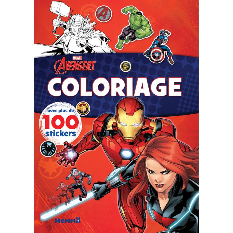 9782508048739-Marvel Avengers - Coloriage avec plus de 100 Stickers : Black Widow et Iron Man-P_405153134_1-0