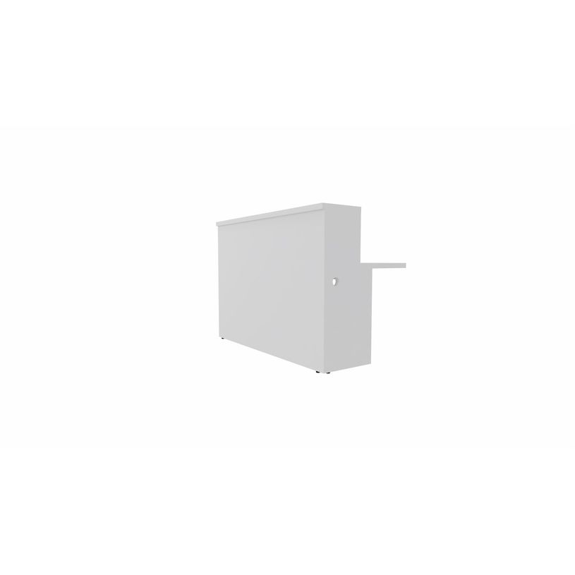 3617350000061-Module d'accueil haut GUEST - intermédiaire - L160 x H113 cm - corps blanc plateau blanc avec échancrures (habil-P_405153309_1-0