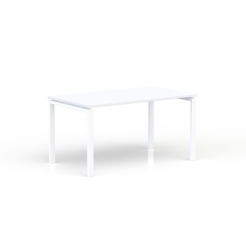 3617350005660-Bureau CONECT - L160 x P80 cm - plateau blanc - pieds blancs-P_405153640_1-0