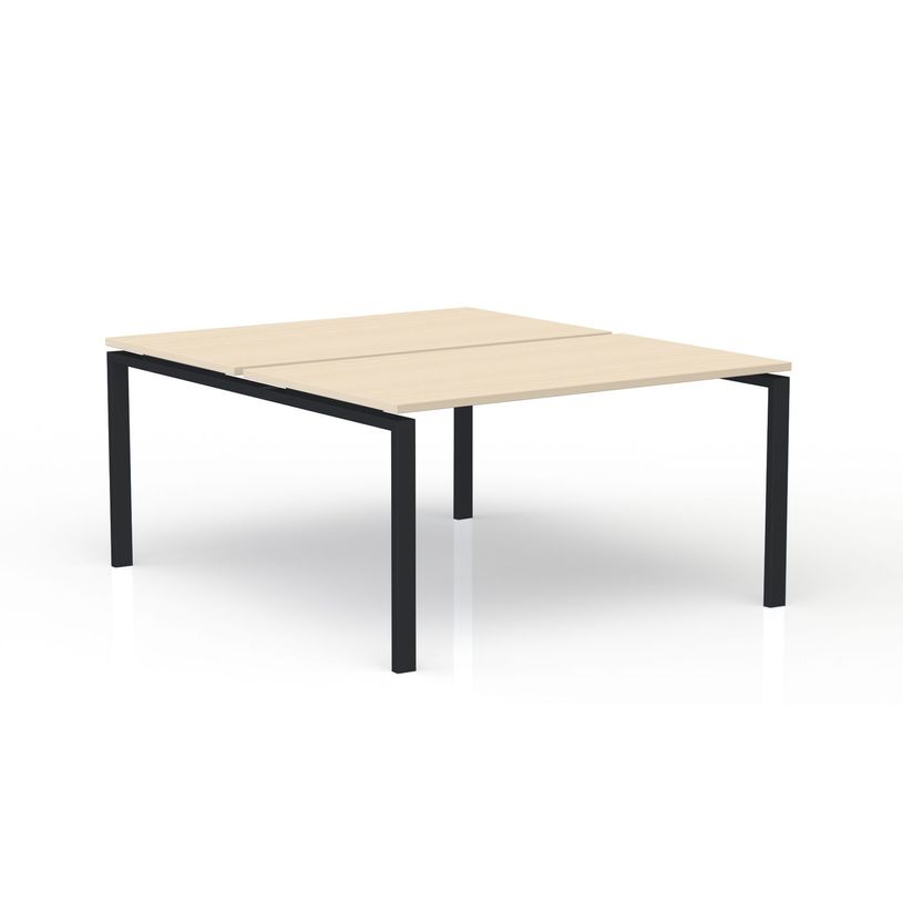 3617350005349-Bureau Bench CONECT - L180 x P165 cm - plateau imitation érable - pieds noirs-P_405153708_1-0