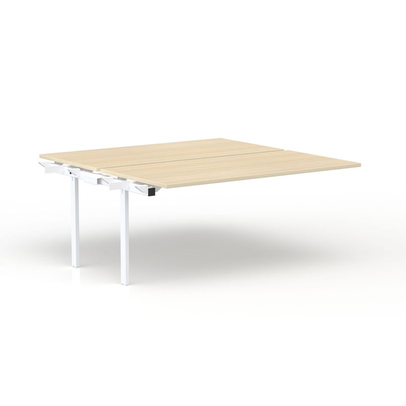 3617350005097-Bureau Bench CONECT - plan suivant - L160 x P165 cm - plateau imitation chêne clair - pie-P_405153733_1-0