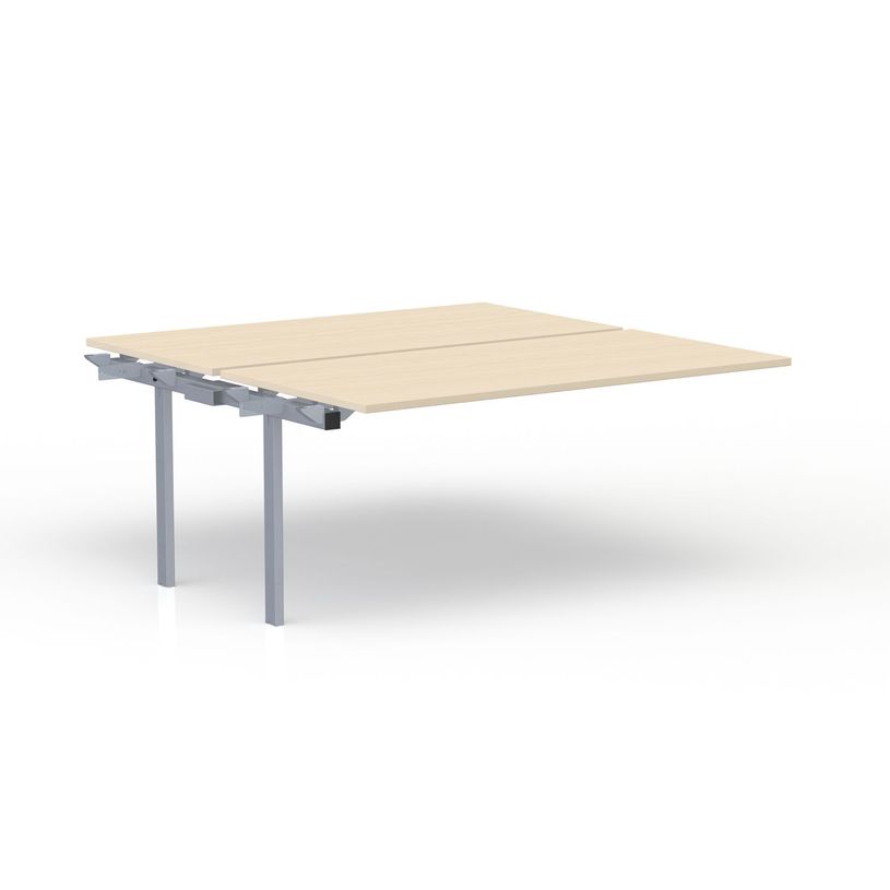 3617350005080-Bureau Bench CONECT - plan suivant - L180 x P165 cm - plateau imitation érable - pieds gr-P_405153734_1-0