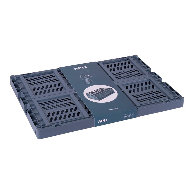 8410782195580-Apli Up North - 2 bacs de rangement pliables - bleu grisâtre-P_405154116_1-0