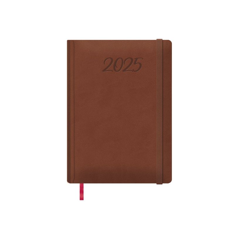 8421938127607-Dohe Manaos - Agenda - 2025 - semainier - 170 x 240 mm - 160 pages - papier crème - couverture marron --P_405157080_1-0