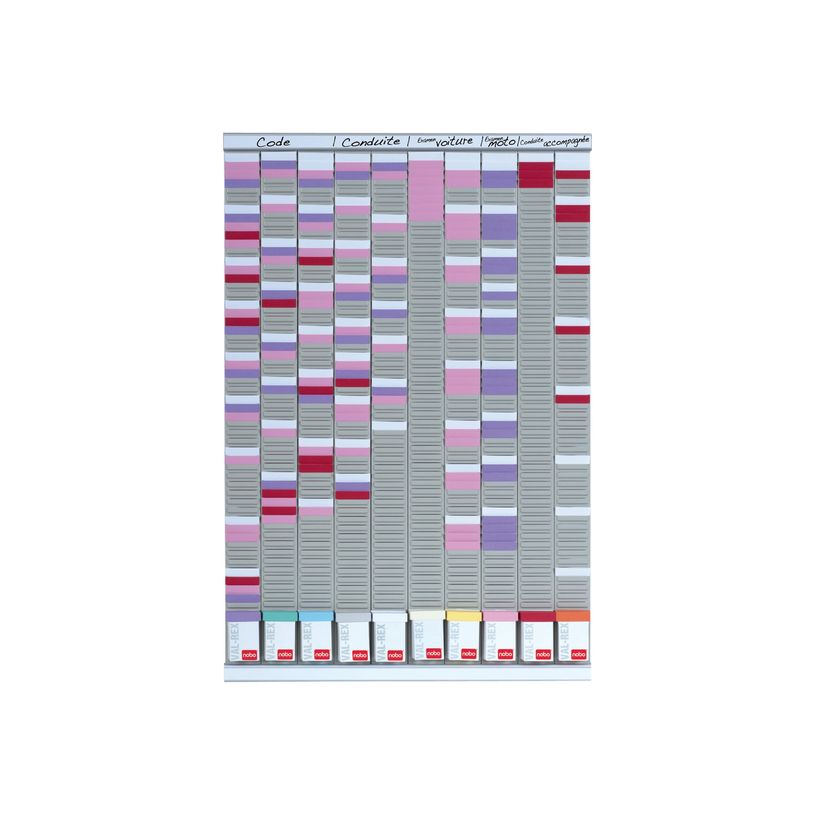 3147330004005-Nobo planning à cartes - 960 x 645 mm - 54 logements x 10 colonnes-P_405160040_1-0