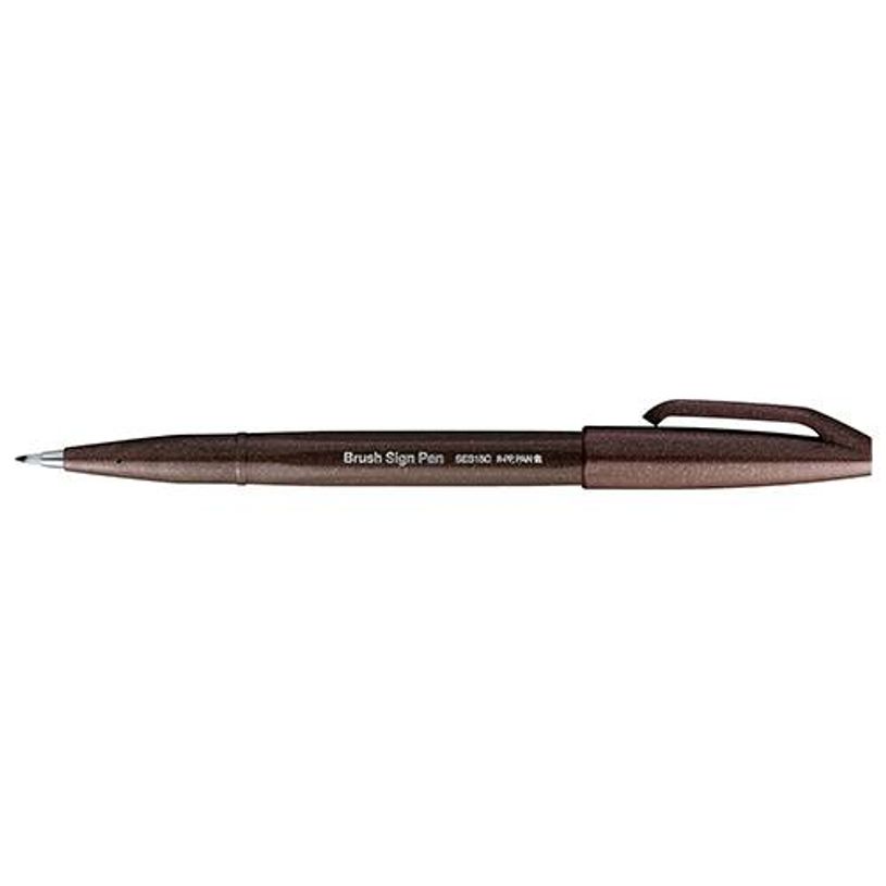 4902506412911-Pentel Arts Brush Sign Pen - Roller - brun foncé-P_405161018_1-0