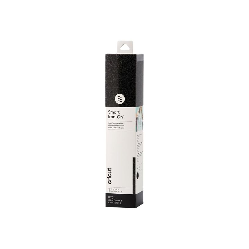 0093573617300-Cricut Smart Iron-On - Feuille pour activités manuelles - 33 cm x 2,7 m - noir - vinyle-P_405161089_1-0