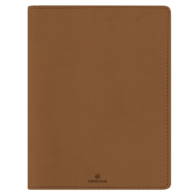 3664447169255-Agenda à spirale Dayton - 1 semaine sur 2 pages - 22 x 28 cm - camel - Oberthur-P_405162149_1-0