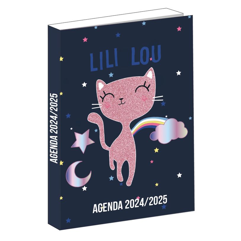 3666311024974-Agenda Lili Lou - 1 jour par page - 12 x 17 cm - bleu - Bagtrotter-P_405163871_1-0