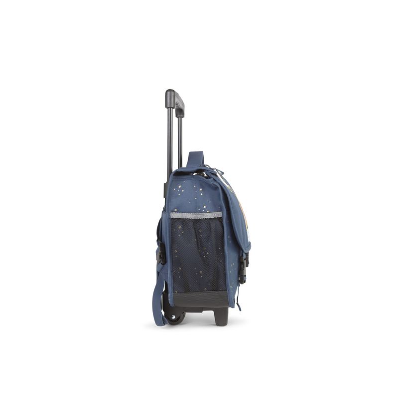 3663842008282-Cartable réversible à roulettes Star Blue - 38 cm - 2 compartiments - bleu - Pol Fox-P_405164583_4-3