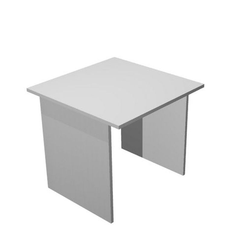 7331920000058-Bureau droit Trend - L80 - Pieds panneaux - plateau gris-P_405165545_1-0