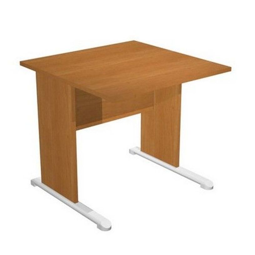 7331920000300-Bureau droit Trend - L80 - Pieds bois - plateau imitation aulne-P_405165570_1-0
