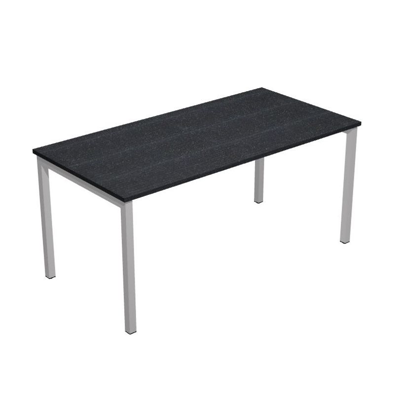 7331920001857-Bureau droit Trend - L180 - pieds arches - plateau imitation frêne noir-P_405165742_1-0