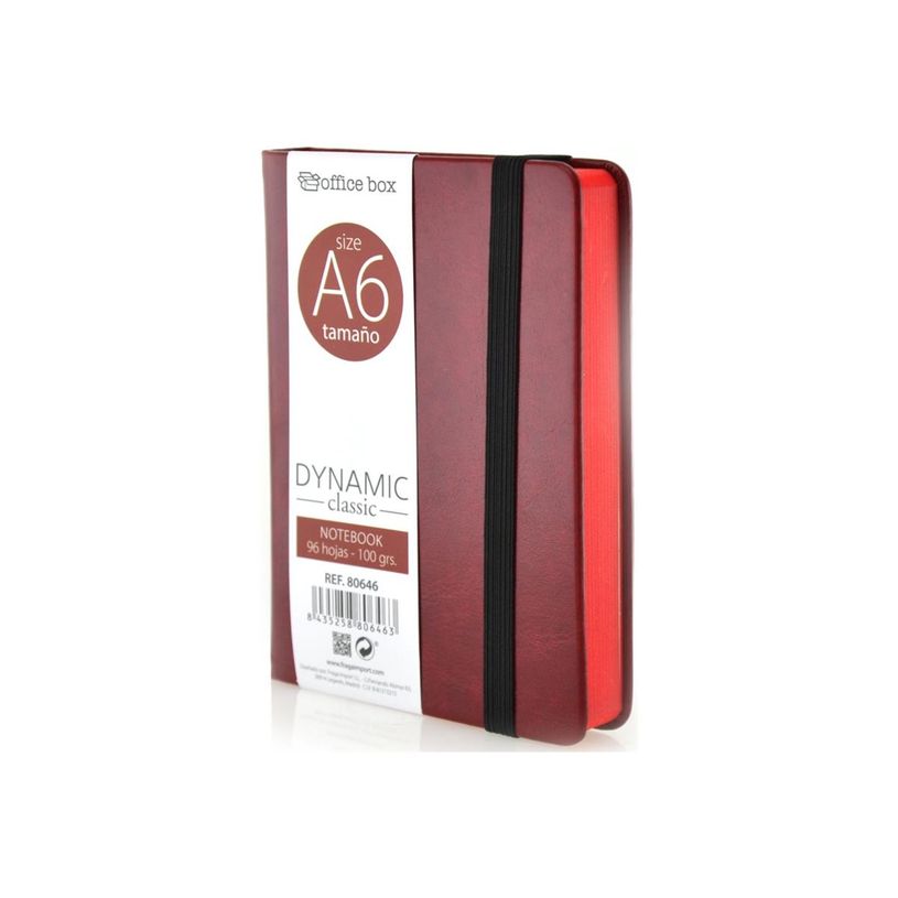8435258806463-Office Box Dynamic Classic - Cahier de notes - A6 - 105 x 145 mm - 96 feuilles / 192 pages-P_405166540_2-0