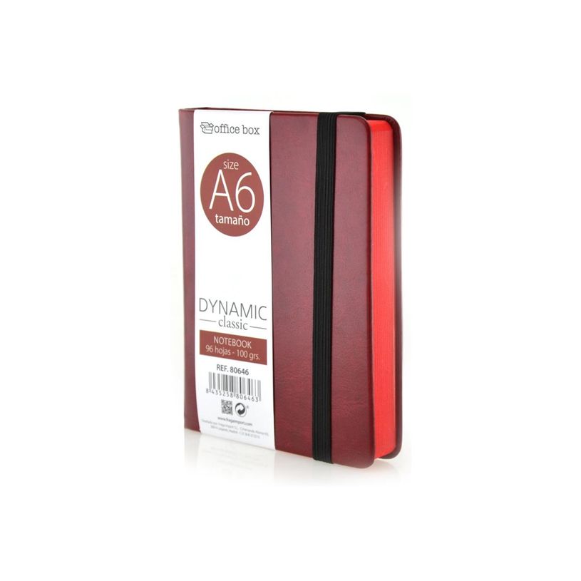 8435258806463-Office Box Dynamic Classic - Cahier de notes - A6 - 105 x 145 mm - 96 feuilles / 192 pages-P_405166540_3-1