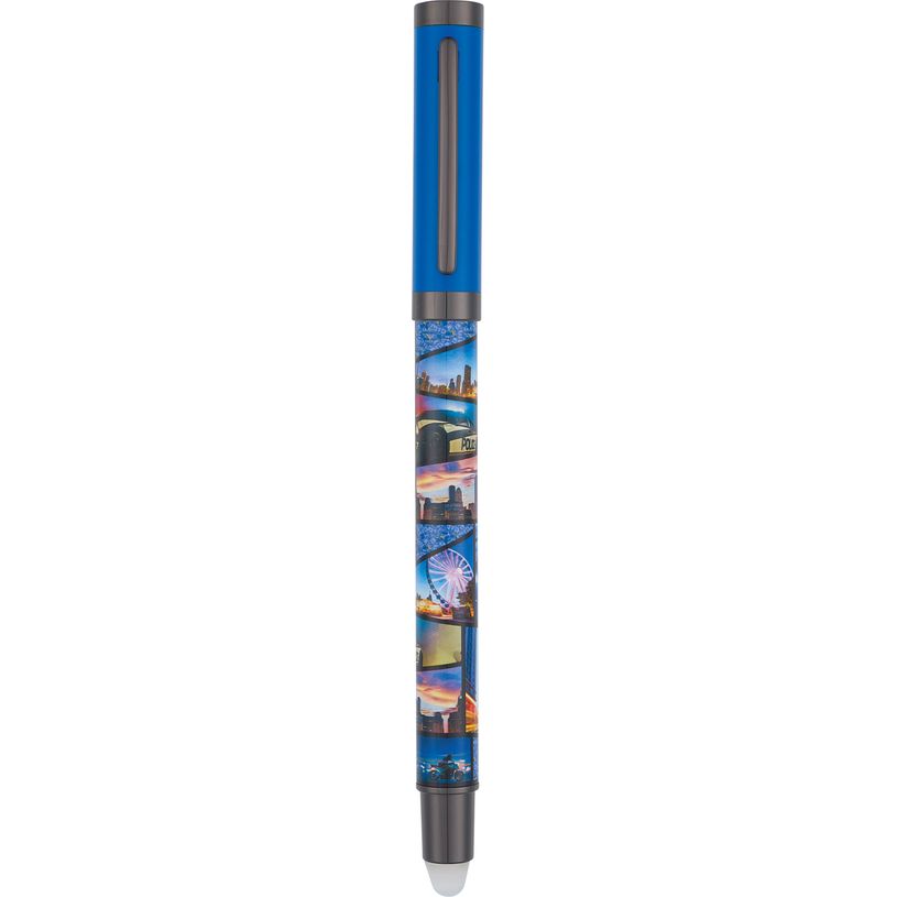 3664447143255-Stylo roller gomme Arcade - 5 decors assortis - Oberthur-P_405181065_2-1