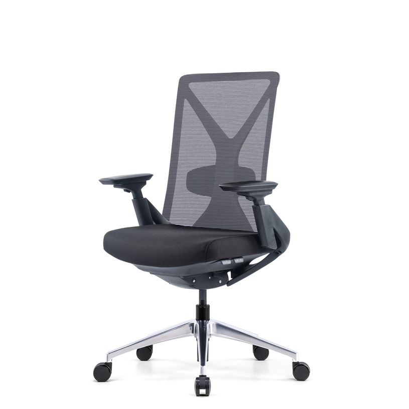 3700339992409-Fauteuil de bureau YARK - accoudoirs réglables - appui-tête en option - noir-P_405181369_2-1