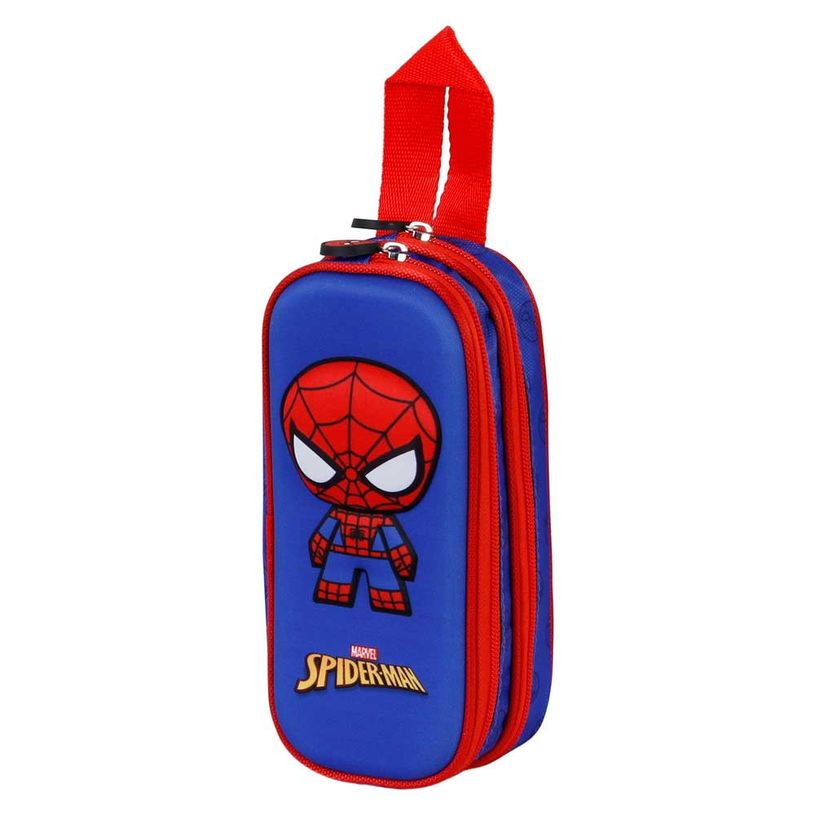 8445118045284-Karactermania - Trousse 2 compartiments - 3D Marvel Spiderman Bobblehead-P_405181909_1-0