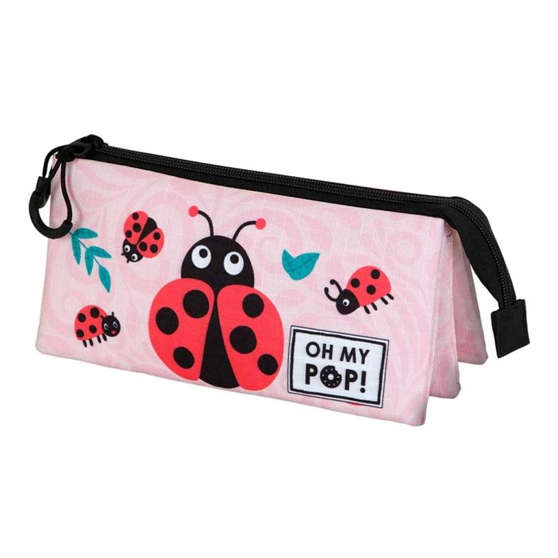 8445118070040-Oh My Pop! - Trousse - triple - Ripstop - rose - Ladybug-P_405182226_2-1