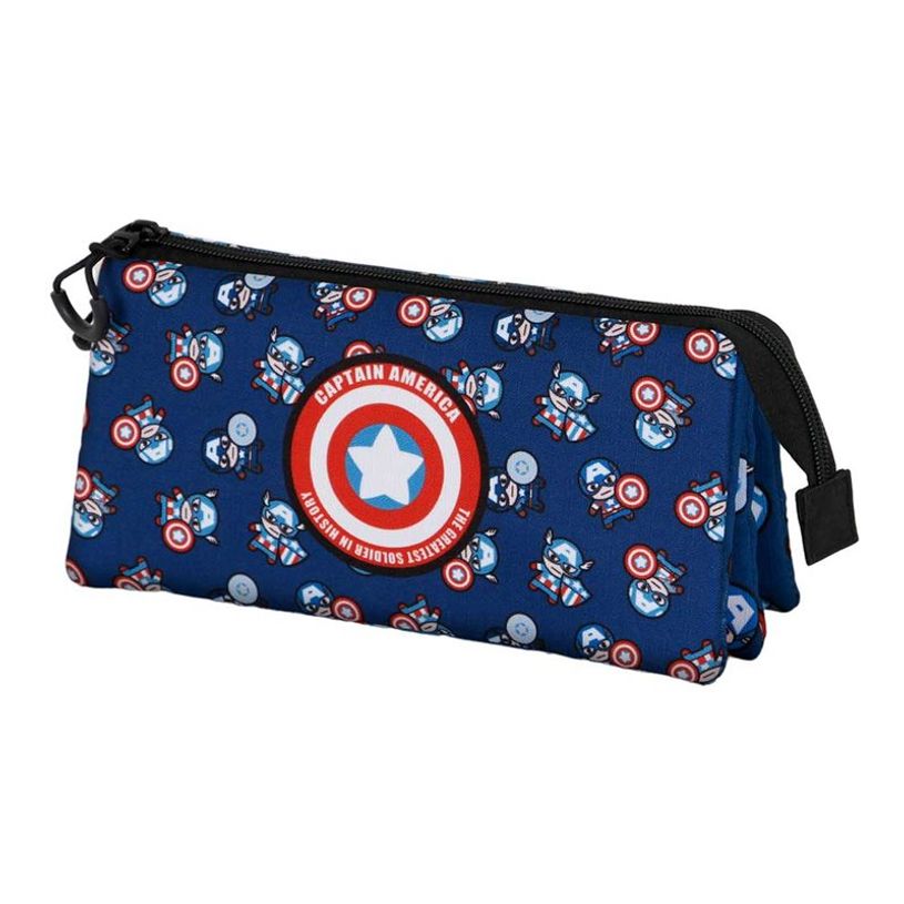 8445118063134-CAPTAIN AMERICA Brave - Trousse - triple - Ripstop - bleu-P_405182254_2-1