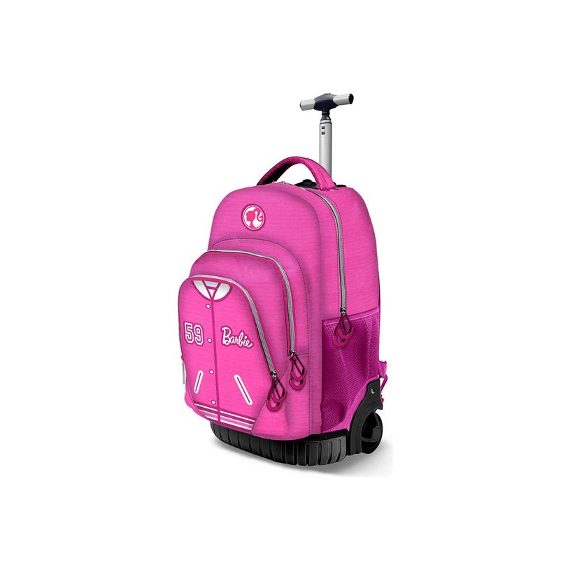 8445118069853-Barbie FAN GTS - Valise à roulette / sac à dos - rose - Barbie Varsity-P_405182336_1-1