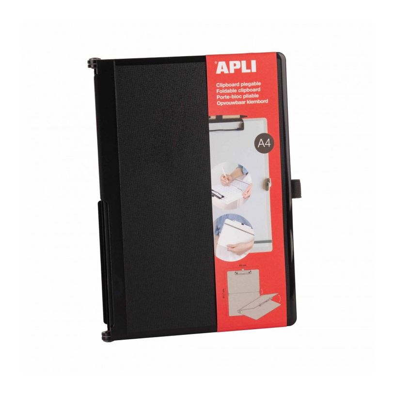 8410782196457-APLI kids - Porte-bloc - pour A4 (210 x 297 mm) - noir-P_405184295_3-1