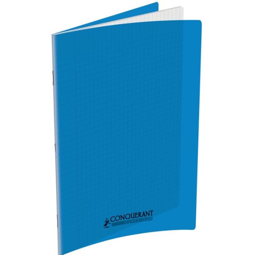 3020120225982-Conquérant Classique - Cahier polypro 17 x 22 cm - 96 pages - grands carreaux (Seyes) - b-P_405184459_1-0