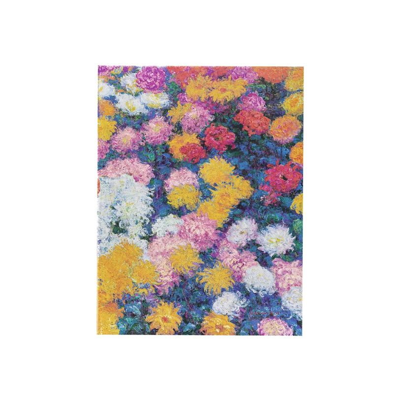 9781439797136-Paperblanks Monet's Chrysanthemums - Journal - reliure piquée - ultra - 175 x 230 mm - 14-P_405186609_2-0