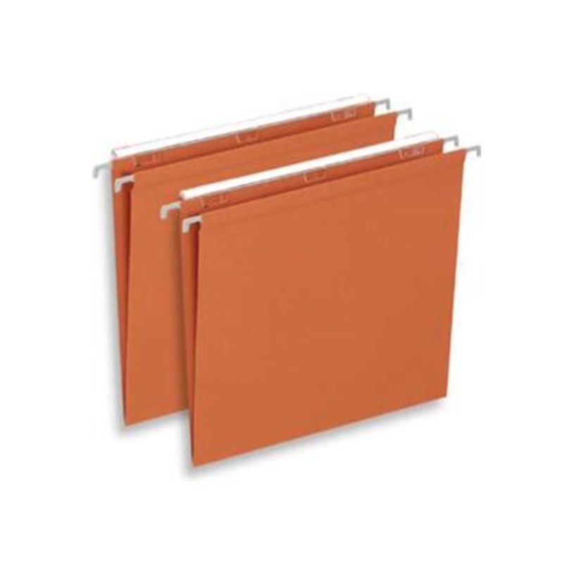 3362949906339-Oxford DEFI Flex - 25 Dossiers suspendu Kraft pour tiroirs - DOS 30 mm - A4 - orange-P_405186648_1-0