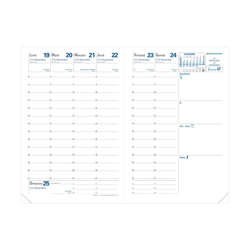 3371010513321-Quo Vadis Catalina Estrada - Agenda - 2025 - semainier - mini - 99.1 x 150 mm - portrait - papier blanc - nature - flowers - snake - -P_405187239_4-1