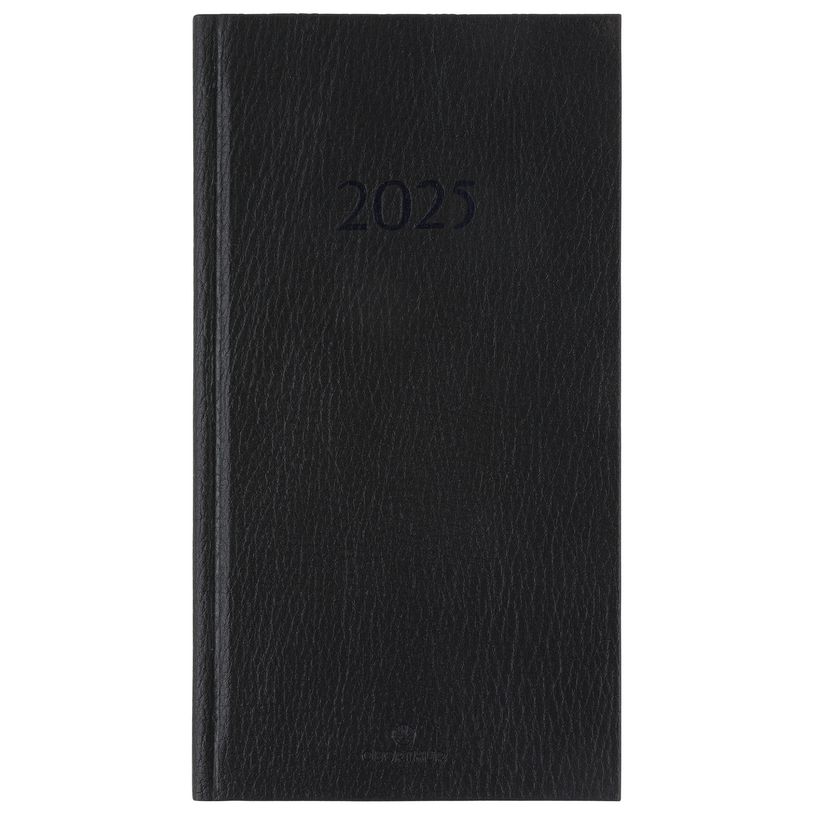 3664447206141-Agenda London - 1 semaine sur 2 pages - 9,5 x 17,5 cm - noir - Oberthur-P_405187973_2-0