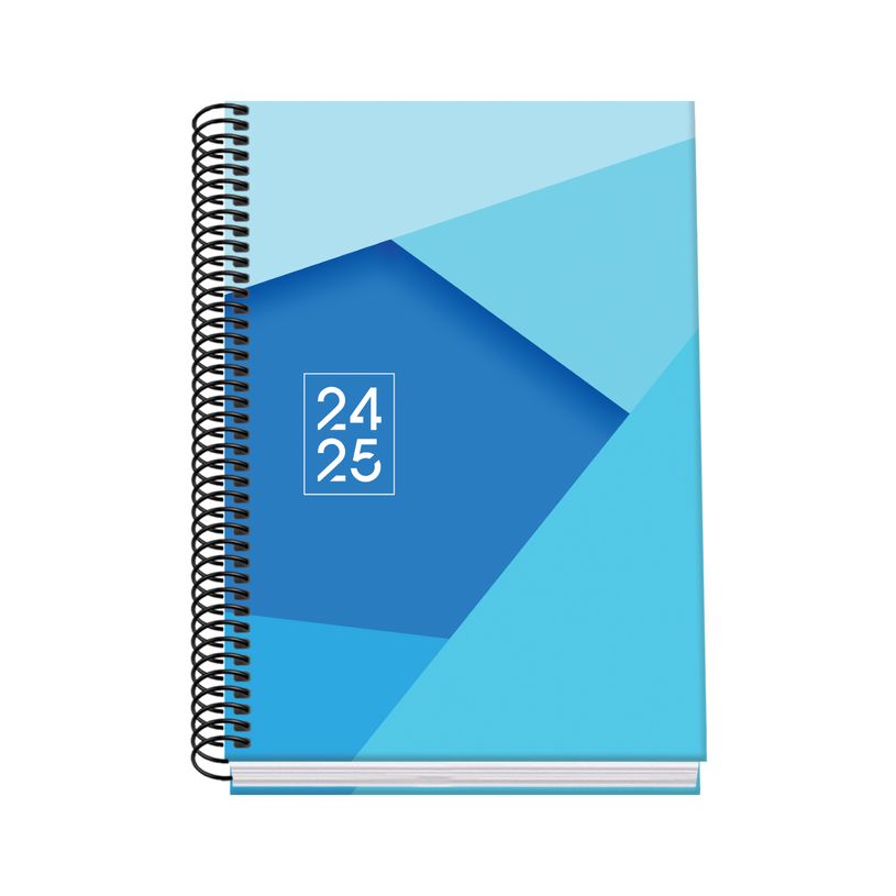 8421938517446-Dohe - Agenda 1 semaine sur 2 pages - 15x21 cm - bleu-P_405188063_1-0