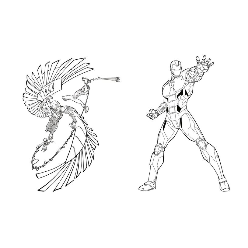 9782017243052-15 minutes par coloriage - Marvel - livre à colorier-P_405188653_3-0