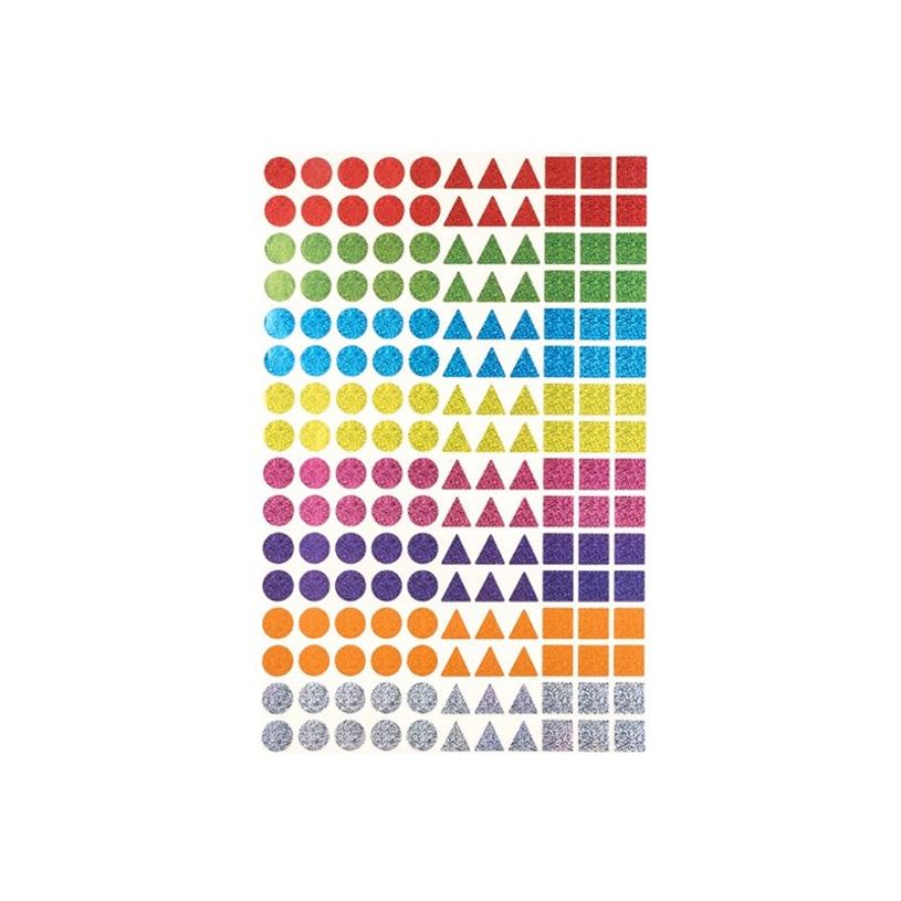 3134725022997-Cléopâtre - 352  gommettes -holographiques  géométrique - petites tailles-P_405217015_4-0