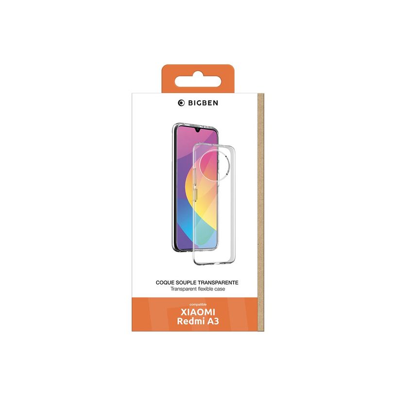 3571211524700-Bigben Connected - Coque de protection pour Xiaomi Redmi A3 - transparent-P_405221344_3-2