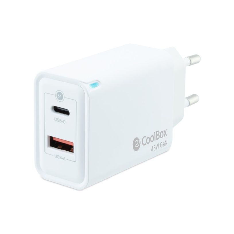 8437012429963-CoolBox - Chargeur secteur - 45 Watt - Quick Charge - 2 connecteurs de sortie -P_405221767_2-1