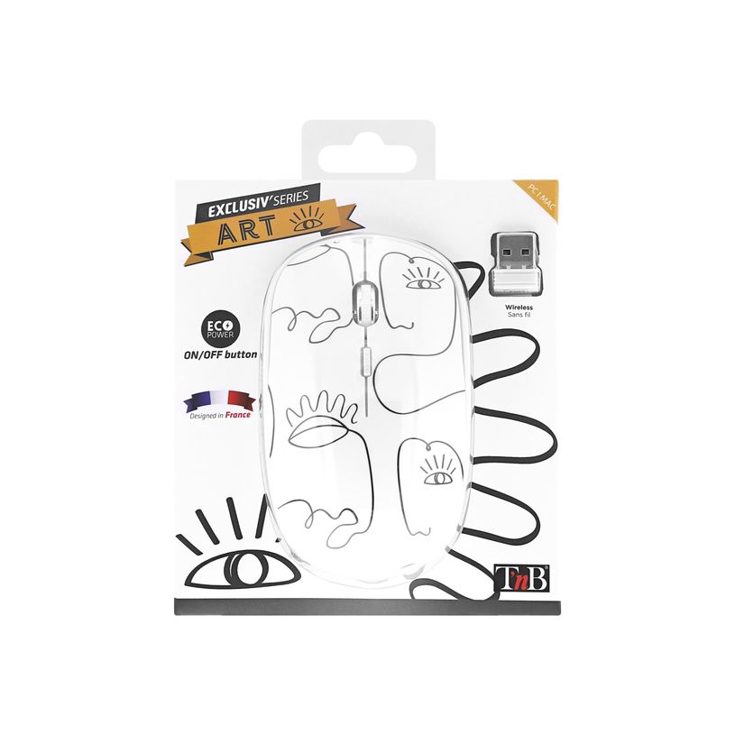 0404052234985-T'nB EXCLUSIV' ART - Souris sans fil - 3 boutons -P_405223498_5-3