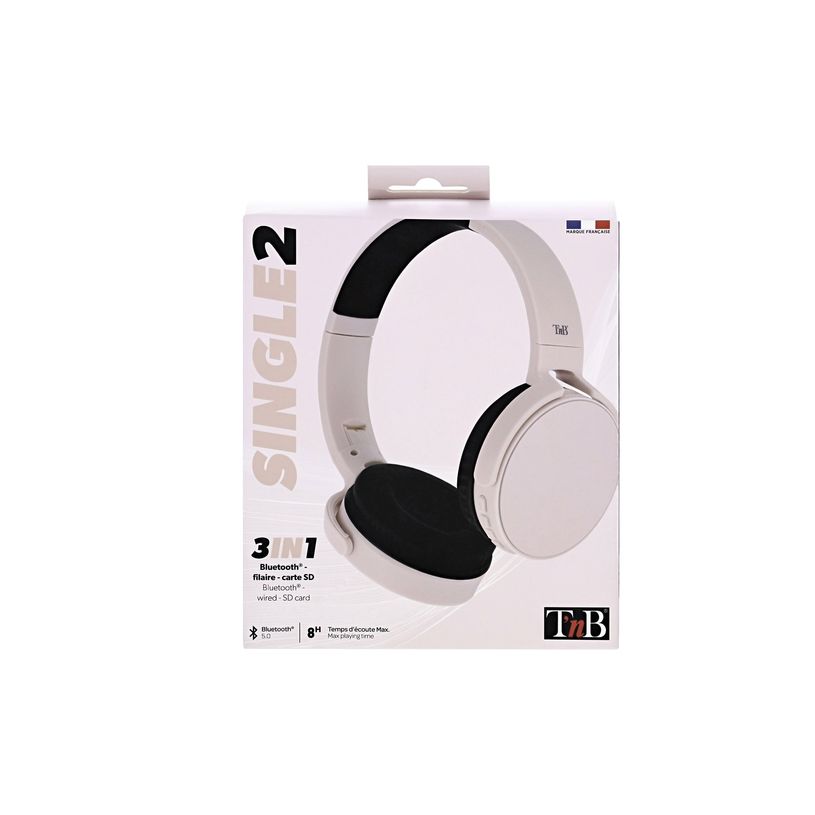 0404052235197-T'nB SINGLE 2 - Écouteurs sans fil avec micro - circum-aural - rose-P_405223519_11-10