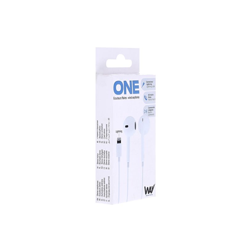 3303170114865-T'nB WAY - Écouteurs filaire avec micro - Lightning - blanc-P_405224274_8-7