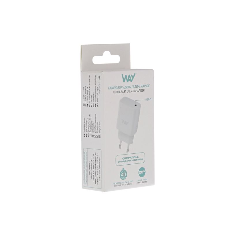 3303170114582-T'nB - Chargeur secteur - 20 Watt - 3 A -blanc-P_405224286_2-4