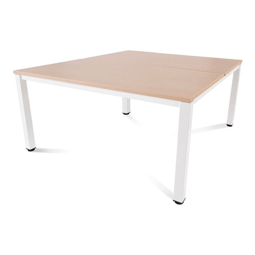 8427951122018-Rocada Executive - Table - rectangulaire - hêtre - blanc base-P_405224665_1-0