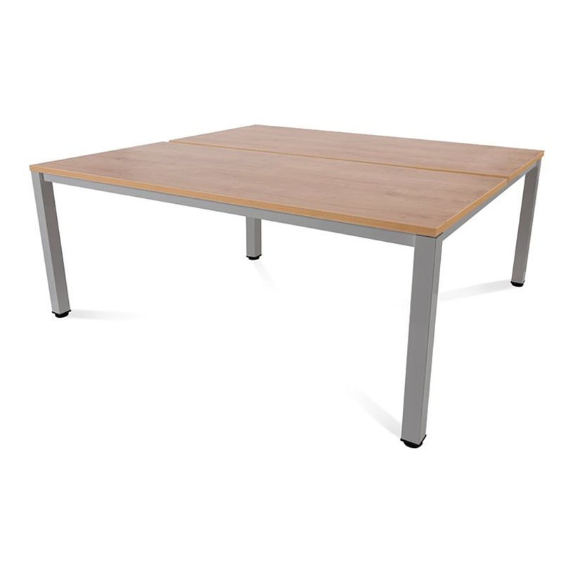 8427951222800-Rocada Executive - Table - rectangulaire - chêne - aluminium base-P_405224682_1-0