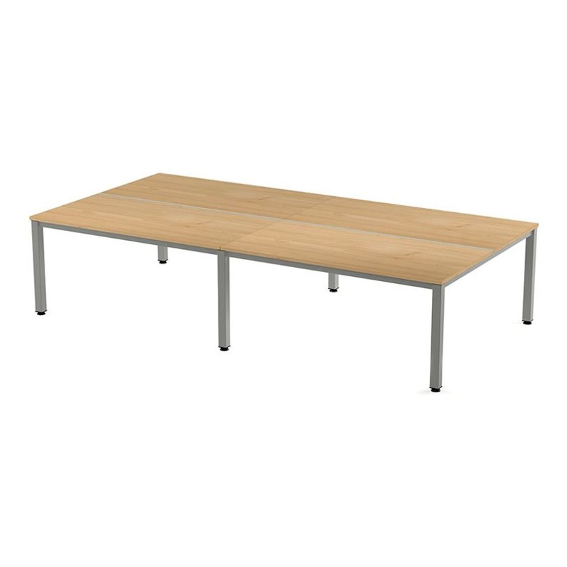 8427951203878-Rocada Executive - Table - rectangulaire - chêne - aluminium base-P_405224703_1-0